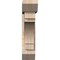 Ekena Millwork Merced Slat Smooth Bracket w/ Offset Brace, Douglas Fir, 7 1/2"W x 32"D x 32"H BKT0806X32X32MRC06SDF - alternate 2